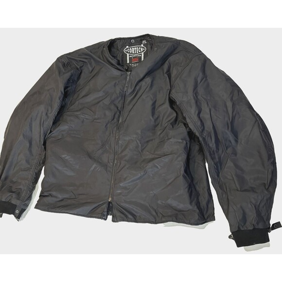 Cortech Men’s 3XL Black Motorcycle Jacket Liner Full Zip Tour Master Riding Gear - Picture 2 of 14